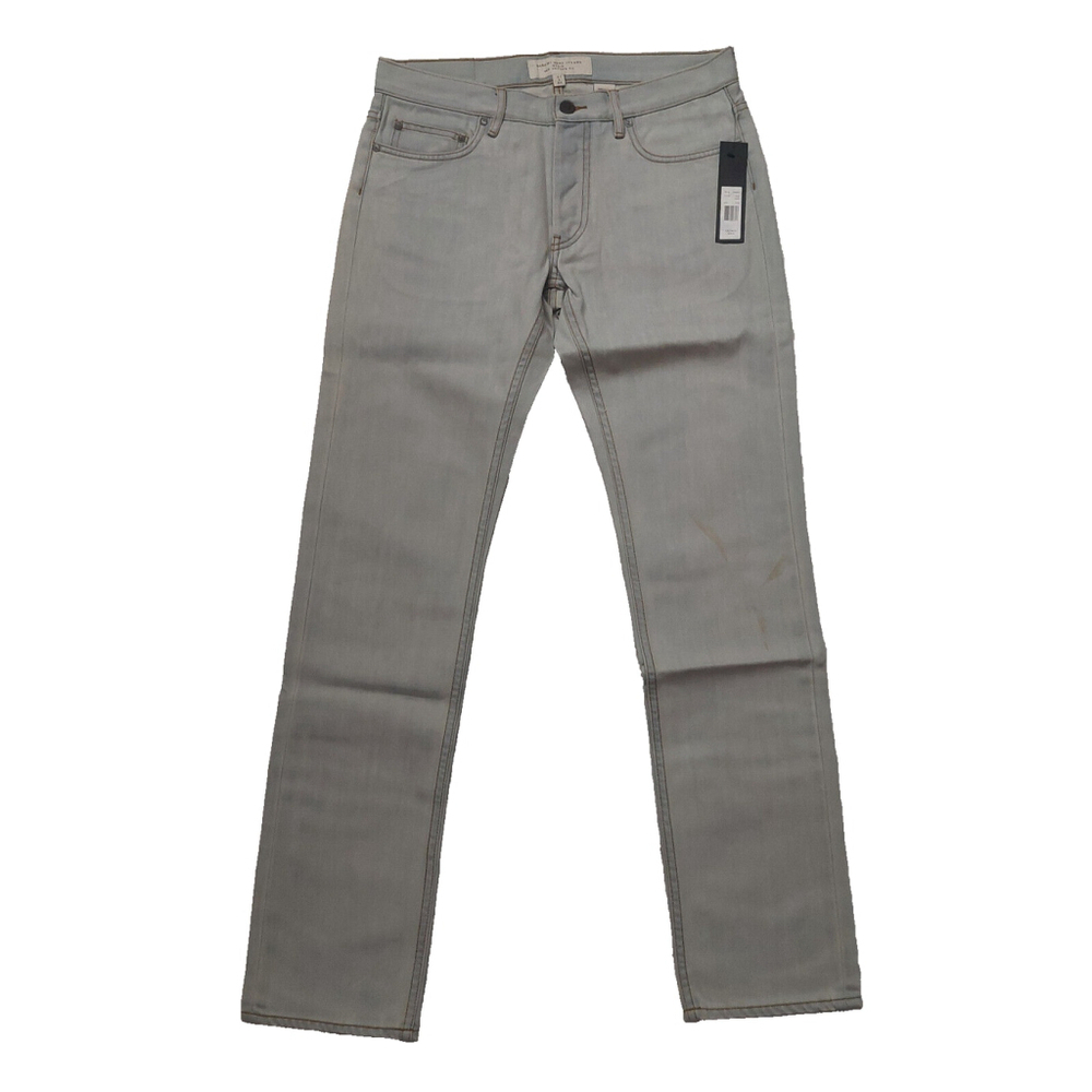 NEW MARC by MARC JACOBS MJ 110 Low Rise Slim Straight Light Indigo Jeans 31x34